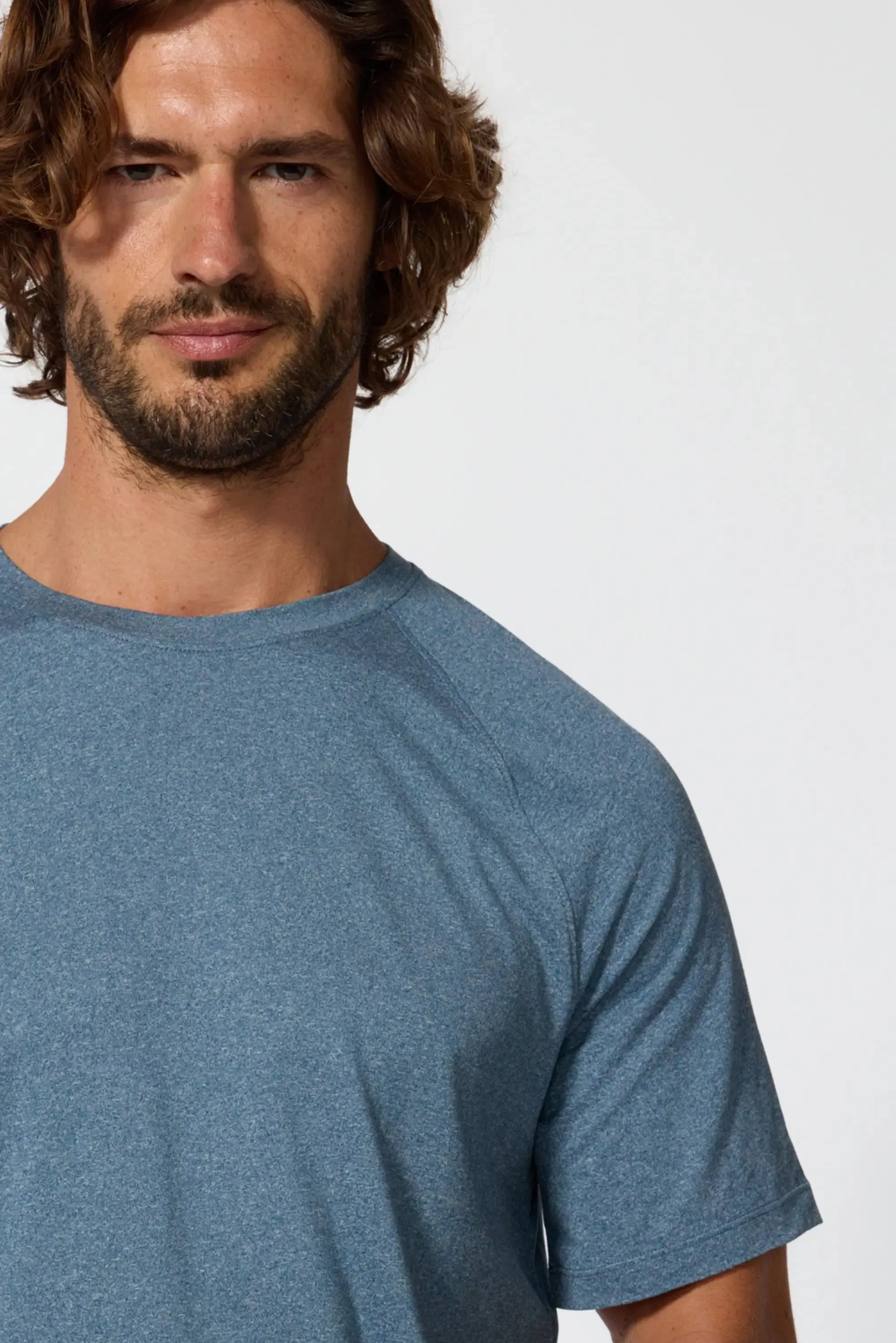 Pace Raglan Tech Tee - Htr Poseidon sold by MPG product image thumbnail 4