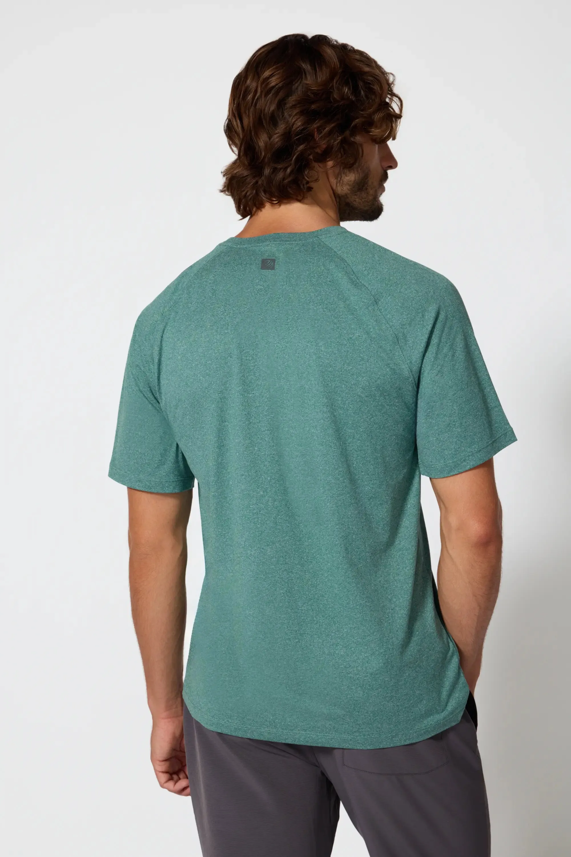 Pace Raglan Tech Tee - Htr Rain Forest sold by MPG product image thumbnail 4