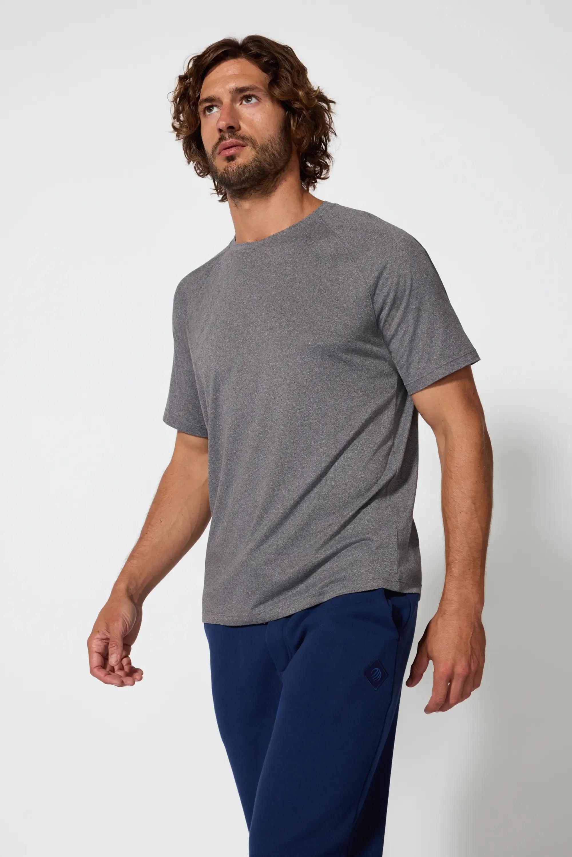 Pace Raglan Tech Tee - Htr Charcoal sold by MPG product image thumbnail 2