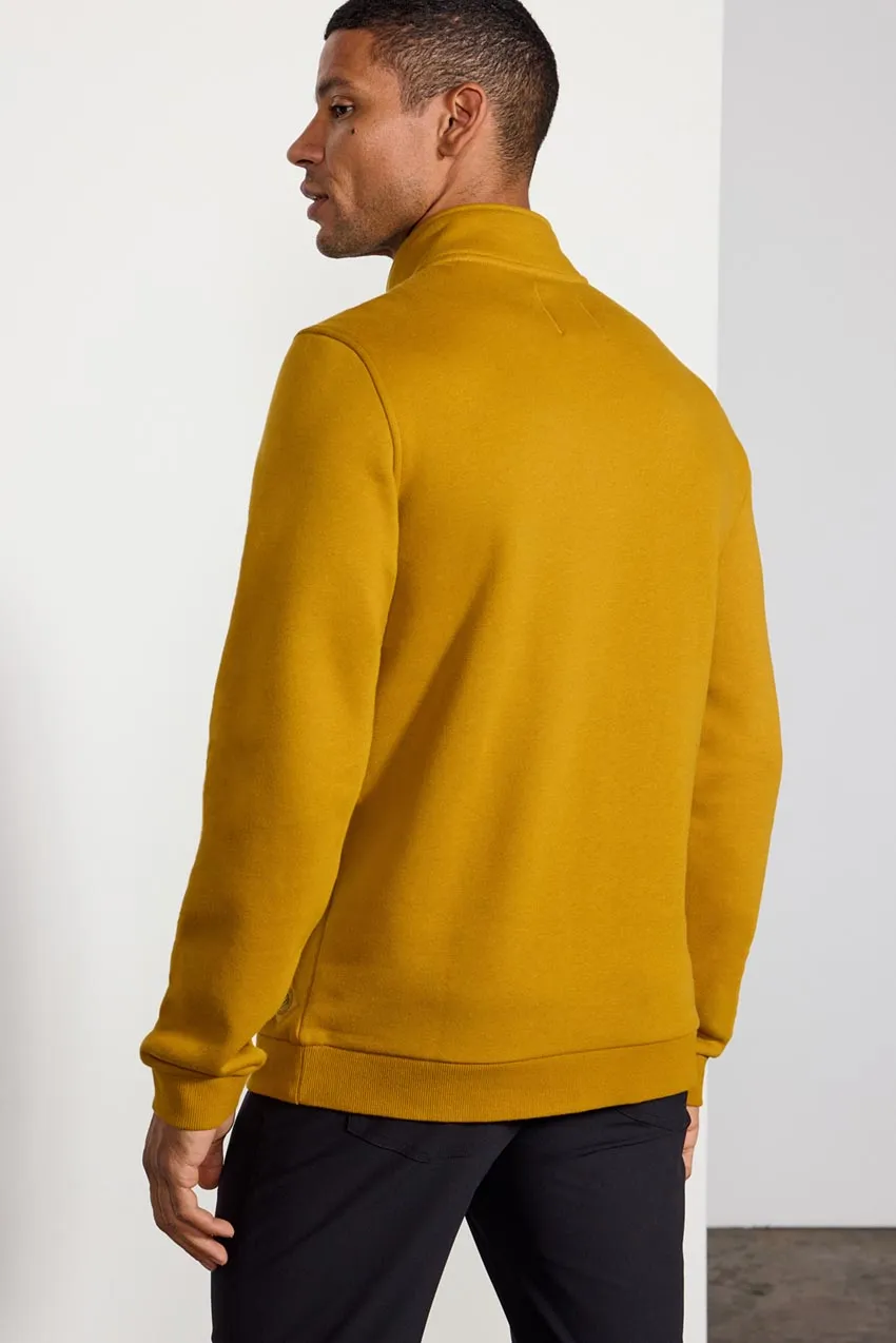 The Comfort Men’s 1/4 Zip Pullover - Old Gold sold by MPG product image thumbnail 3