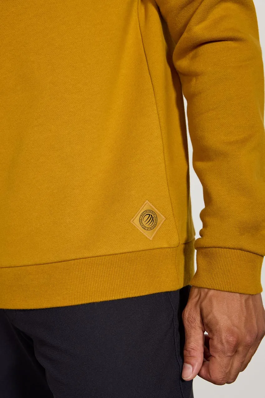 The Comfort Men’s 1/4 Zip Pullover - Old Gold sold by MPG product image thumbnail 5