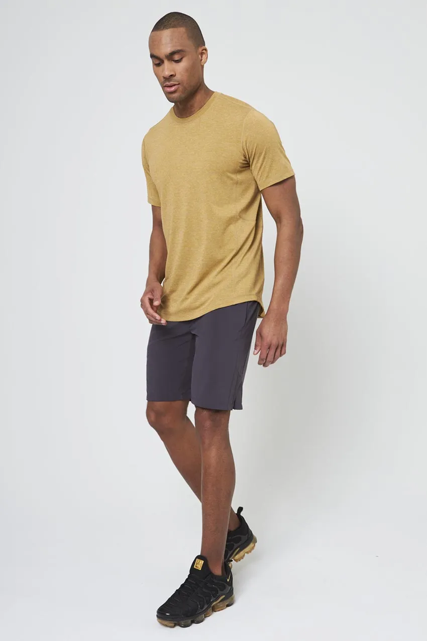 Conquer T-Shirt - Old Gold Melange sold by MPG product image thumbnail 2