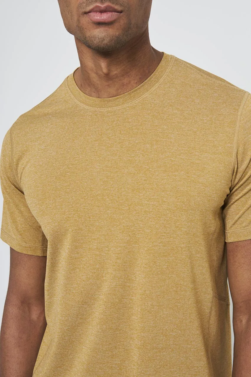 Conquer T-Shirt - Old Gold Melange sold by MPG product image thumbnail 5