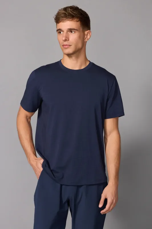 Pima Cotton Tee - Navy Blazer sold by MPG