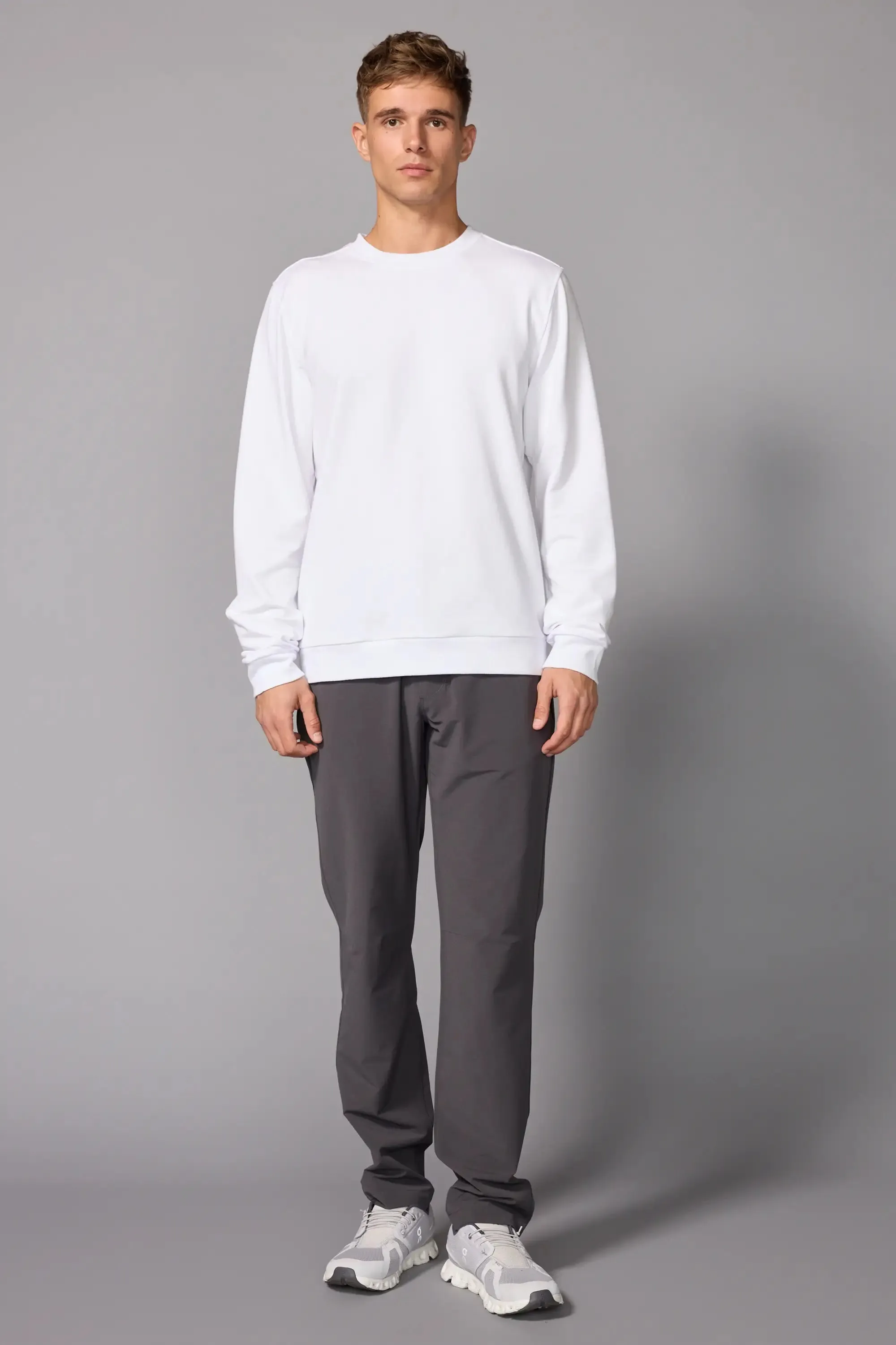 Men's Luxefleece Relaxed Sweatshirt - Brilliant White sold by MPG product image thumbnail 2