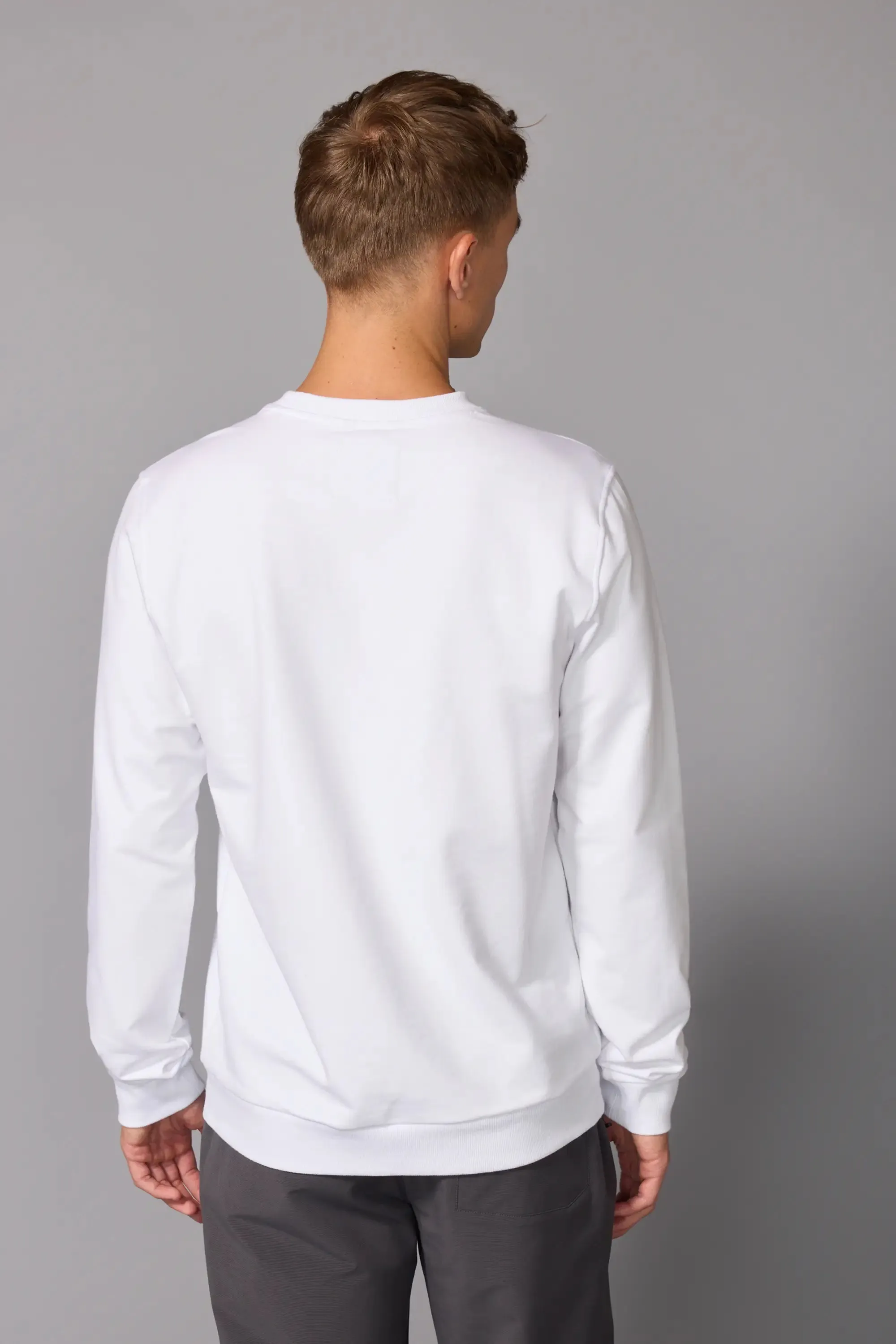 Men's Luxefleece Relaxed Sweatshirt - Brilliant White sold by MPG product image thumbnail 3
