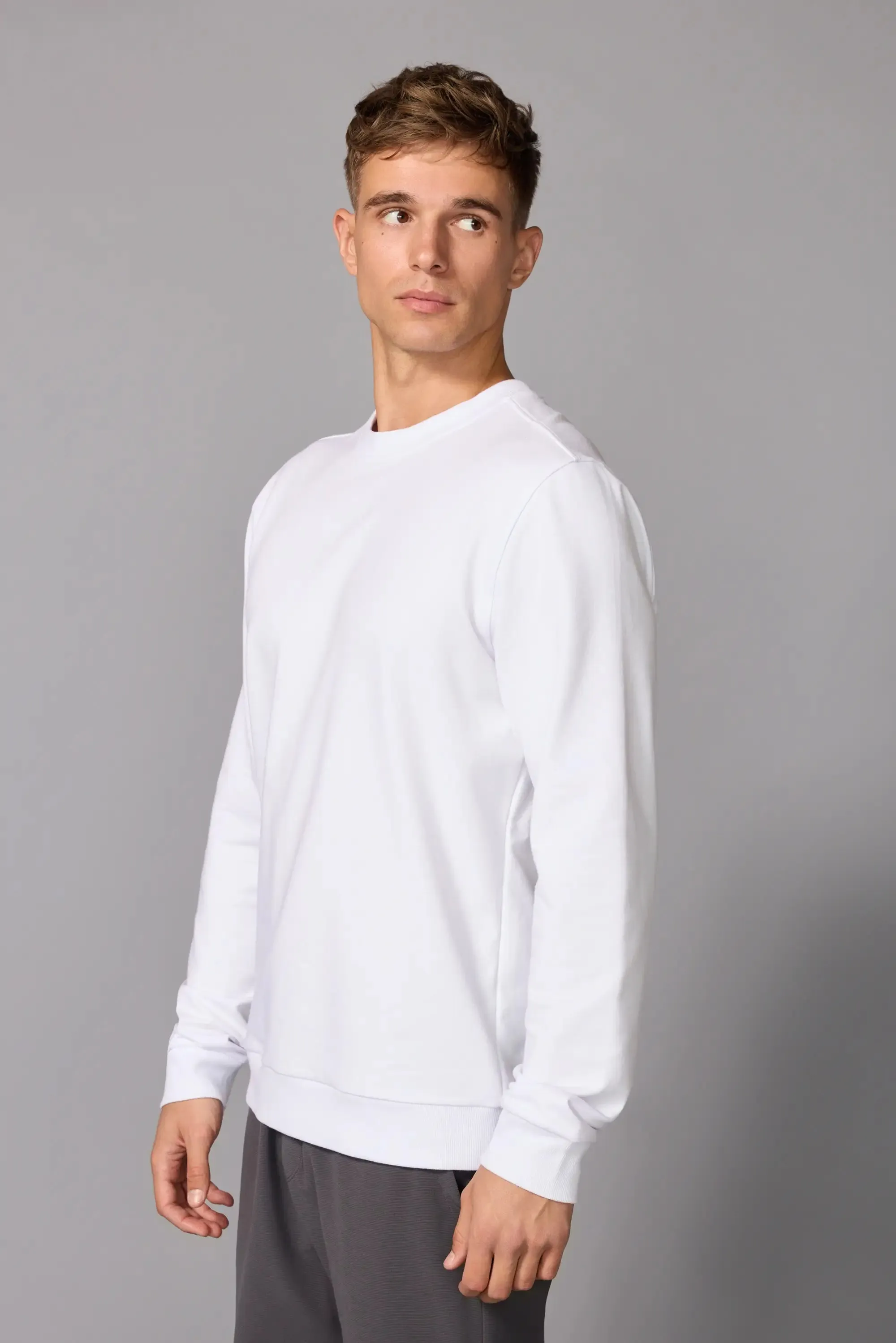 Men's Luxefleece Relaxed Sweatshirt - Brilliant White sold by MPG product image thumbnail 5