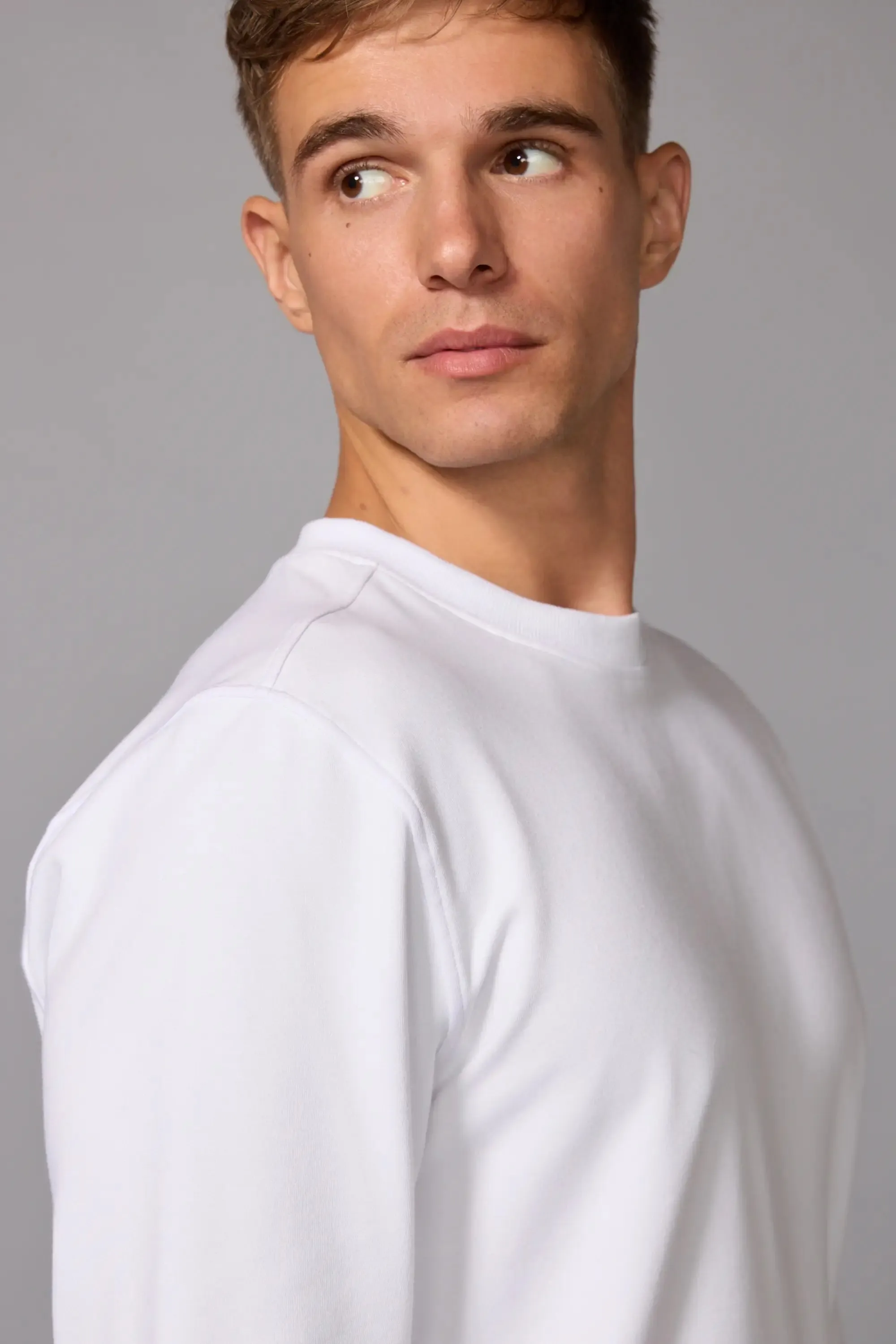 Men's Luxefleece Relaxed Sweatshirt - Brilliant White sold by MPG product image thumbnail 4