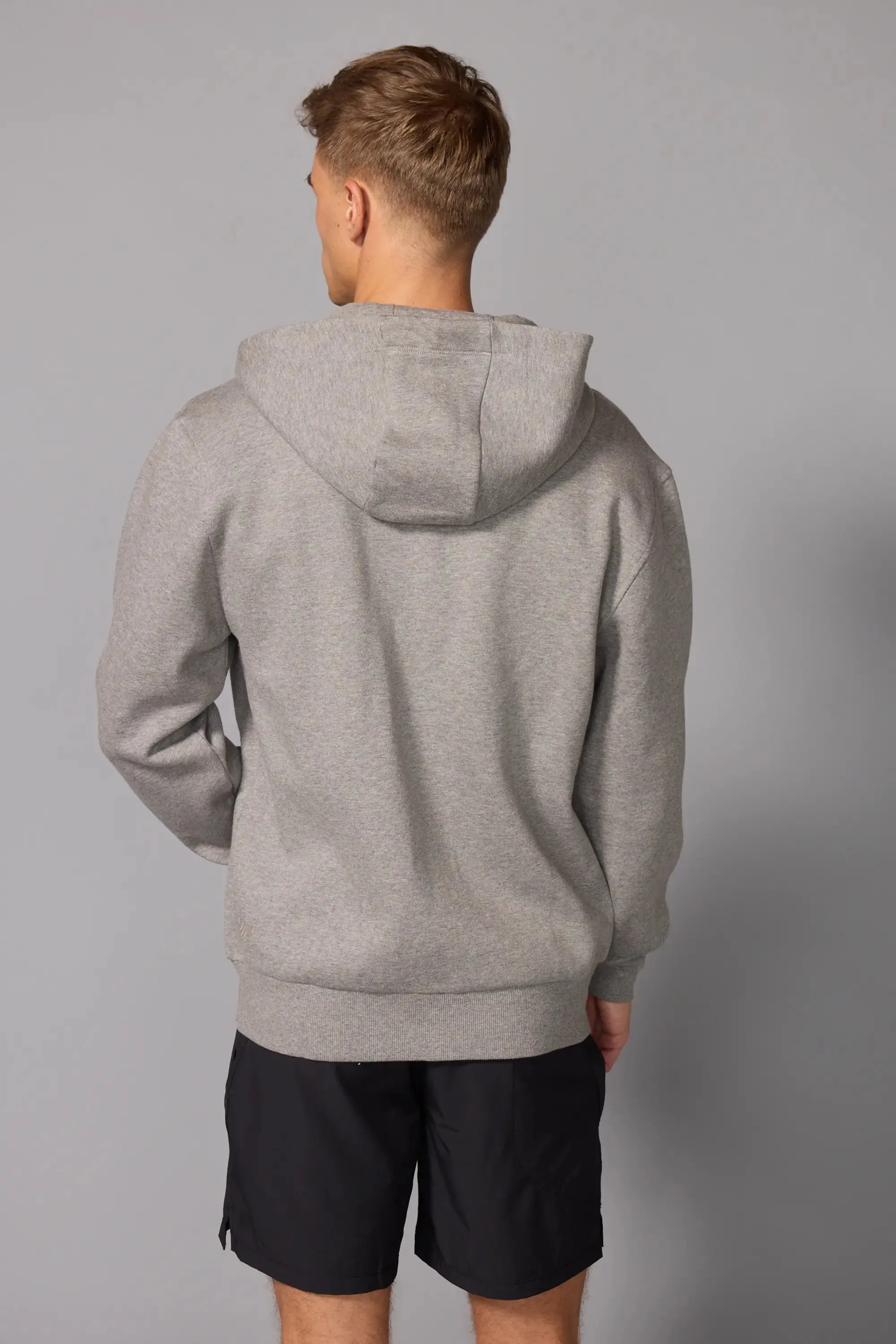 Men's Luxefleece Relaxed Zip-Up Hoodie - Htr Steel Grey sold by MPG product image thumbnail 5