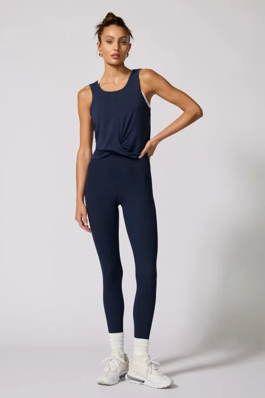 Twist Front Tank - Navy Blazer sold by MPG