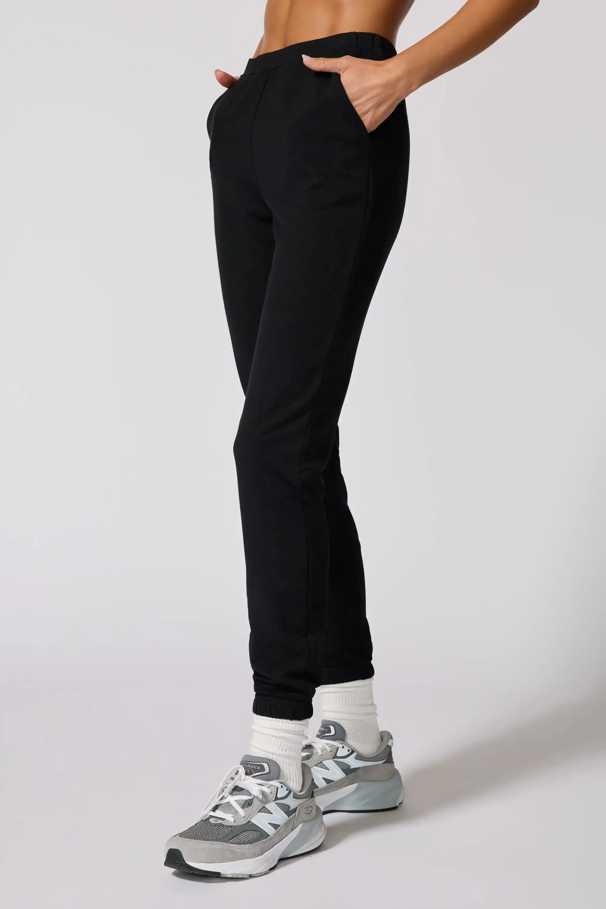 Cozy Fleece Slim Sweatpant - Black sold by MPG product image thumbnail 2