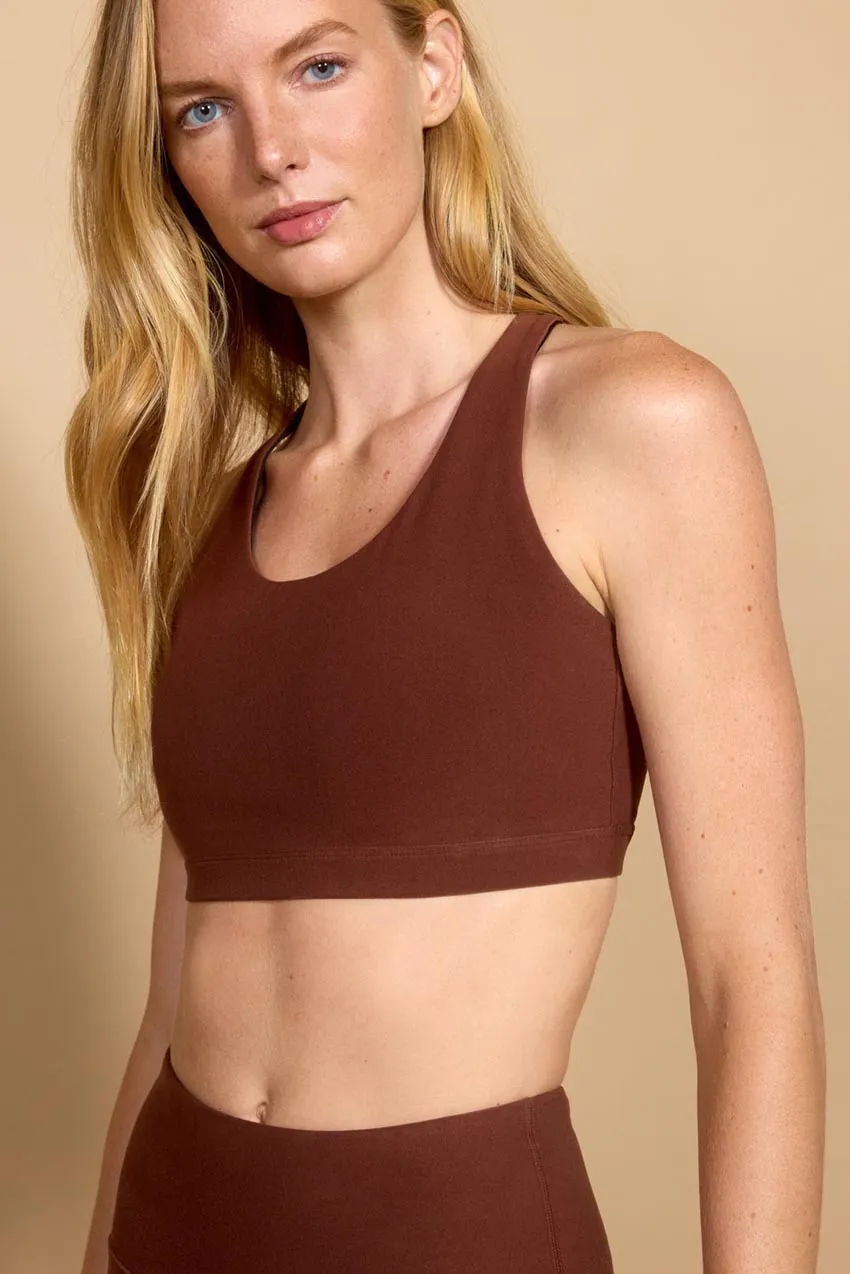 Explore Multi-Strap Light Support Sports Bra Peached sold by MPG product image thumbnail 3