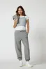 LuxeFleece Boyfriend Sweatpant - Htr Steel Grey sold by MPG