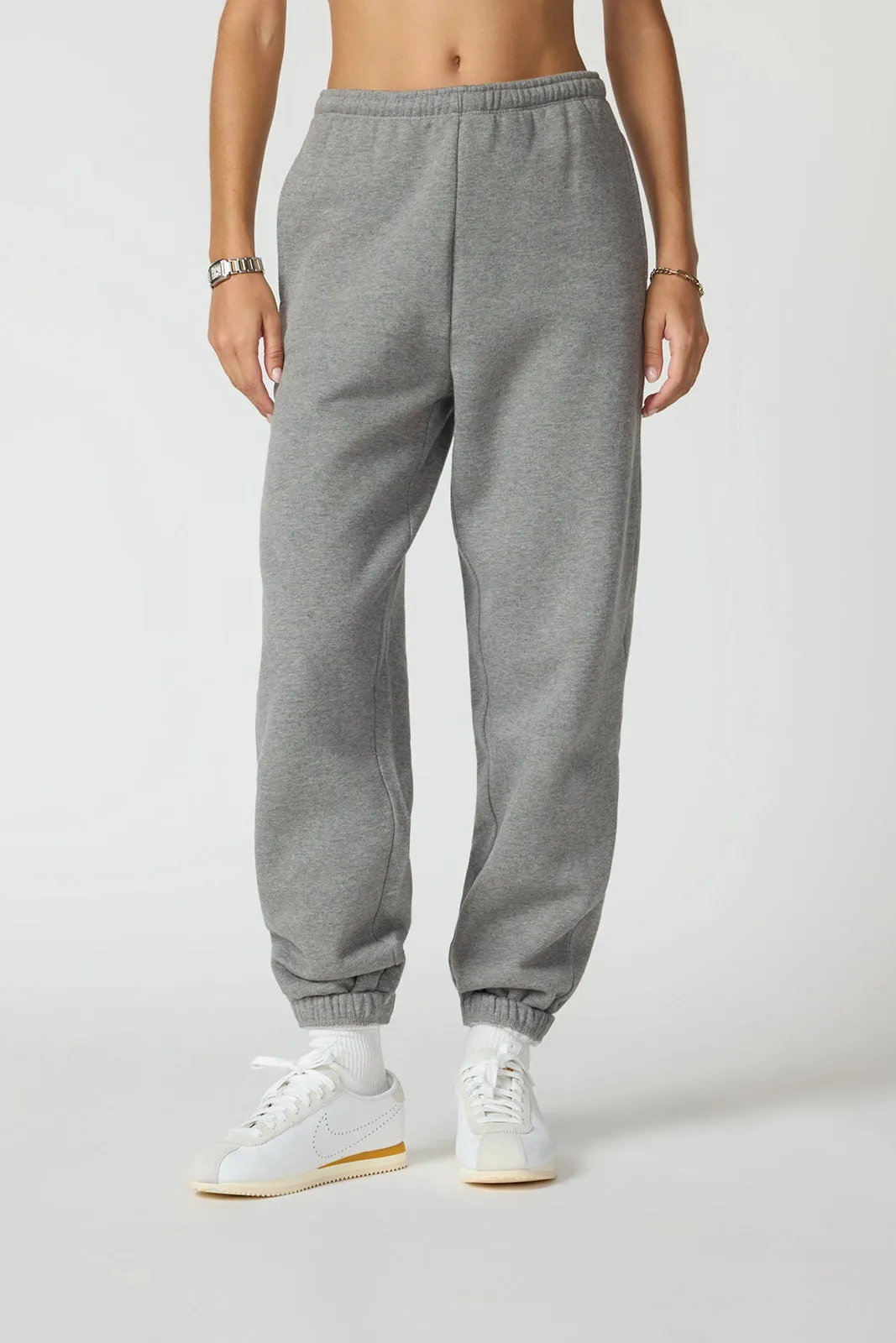 Luxefleece Boyfriend Sweatpant - Htr Steel Grey sold by MPG product image thumbnail 2