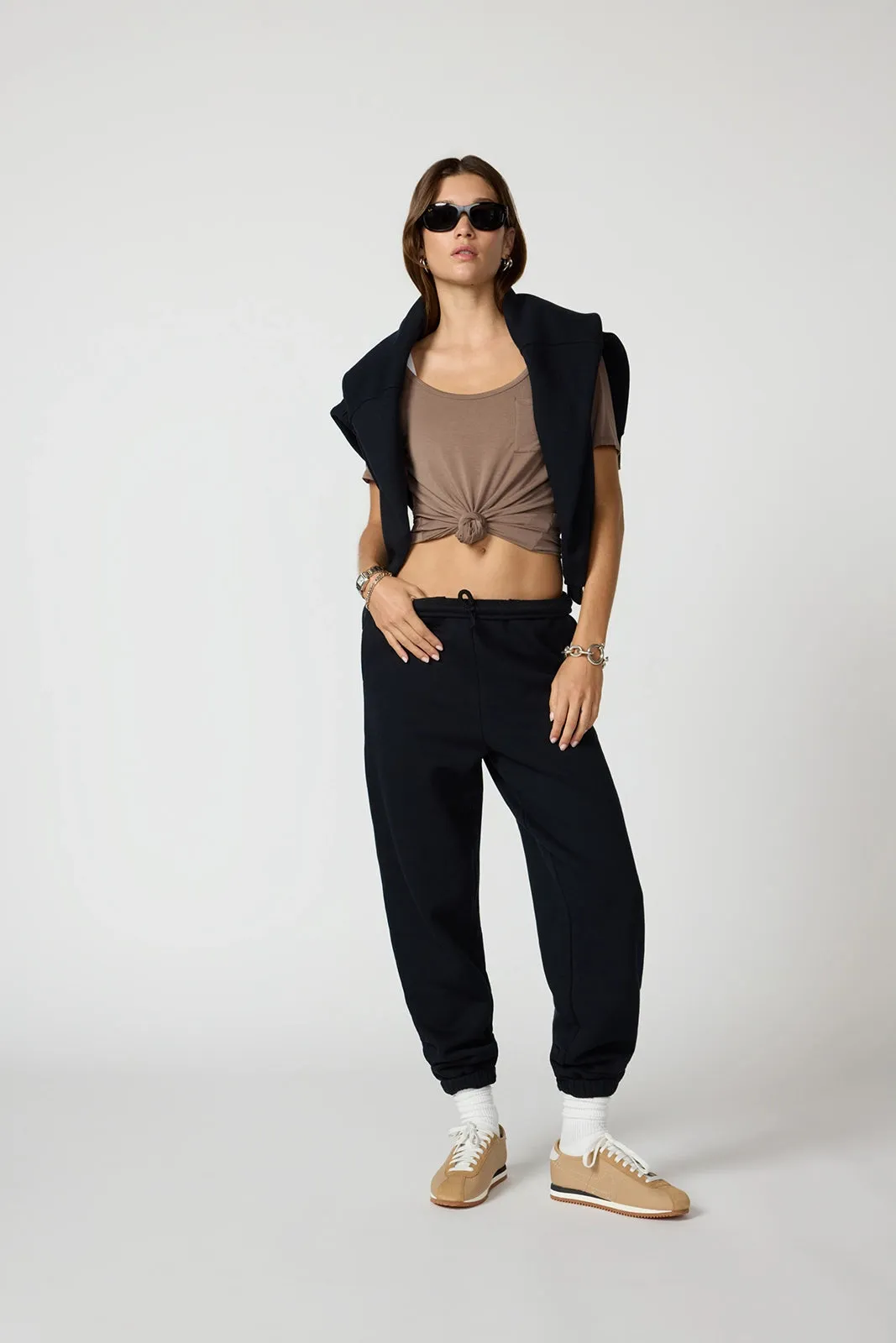 Luxefleece Boyfriend Sweatpant - Black sold by MPG product image thumbnail 5