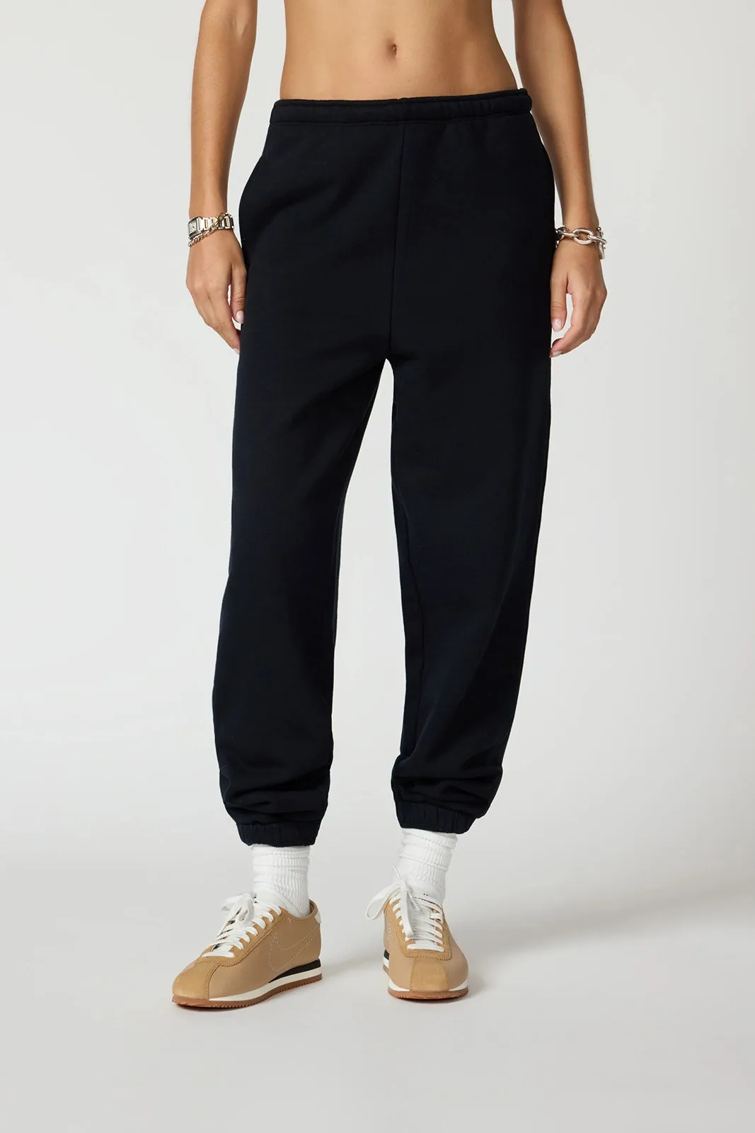 Luxefleece Boyfriend Sweatpant - Black sold by MPG