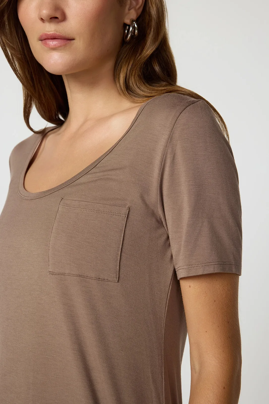 Breeze Pocket Tee - Caribou sold by MPG product image thumbnail 4
