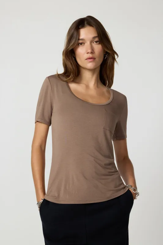 Breeze Pocket Tee - Caribou sold by MPG