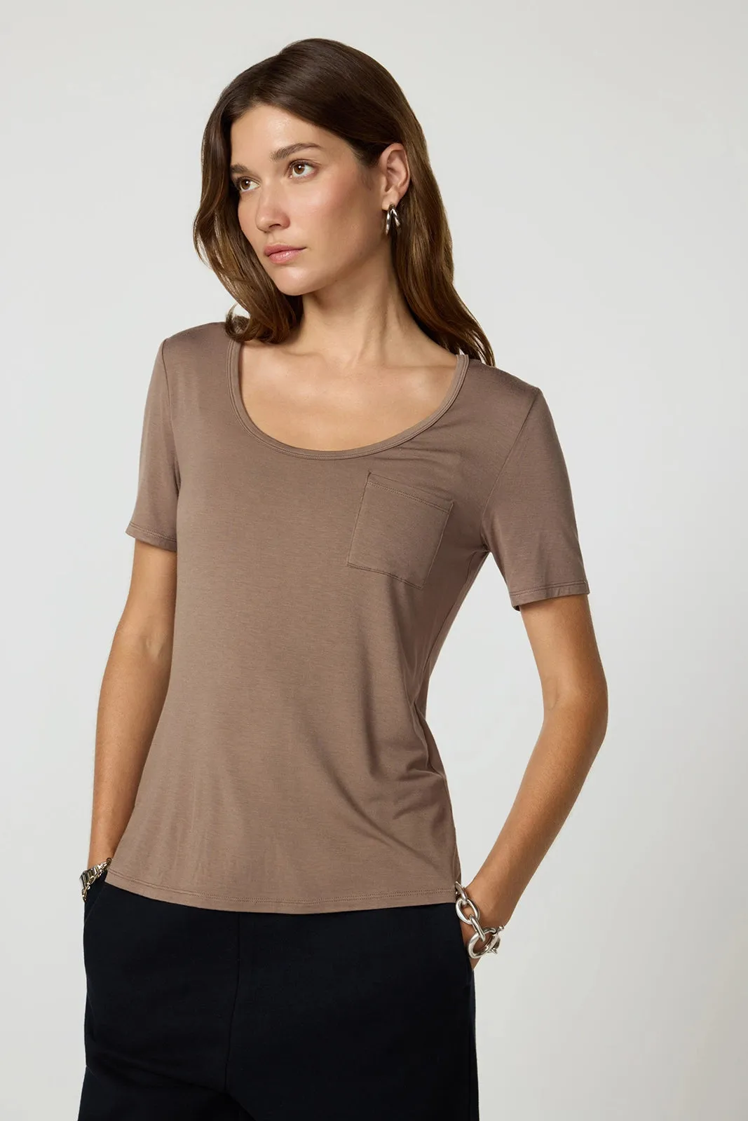 Breeze Pocket Tee - Caribou sold by MPG product image thumbnail 5