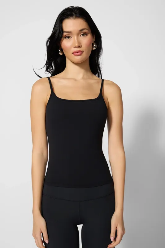 Cloud Strappy Tank with Support - Black sold by MPG