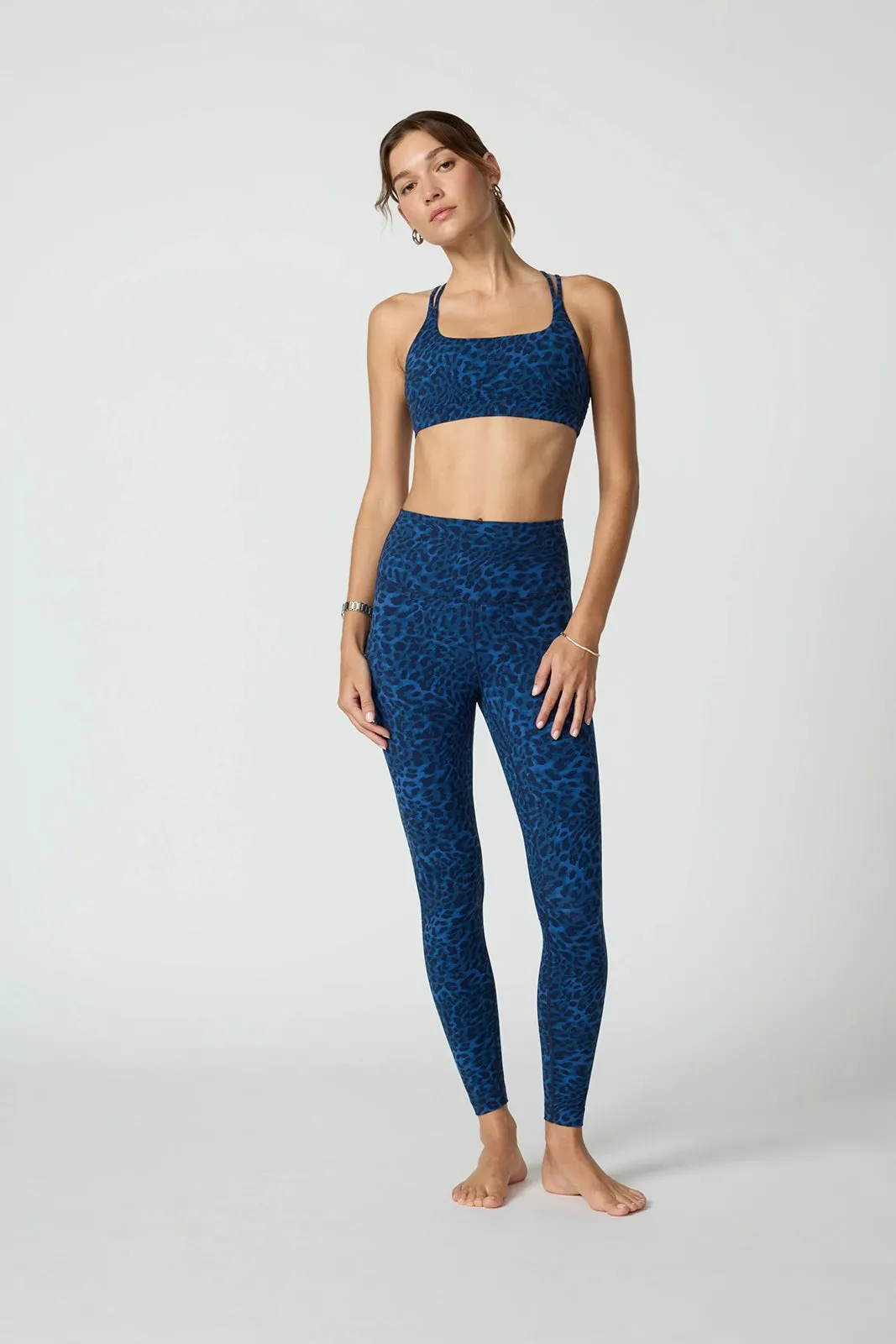 Printed Legging - Navy Blazer Leopard sold by MPG product image thumbnail 2