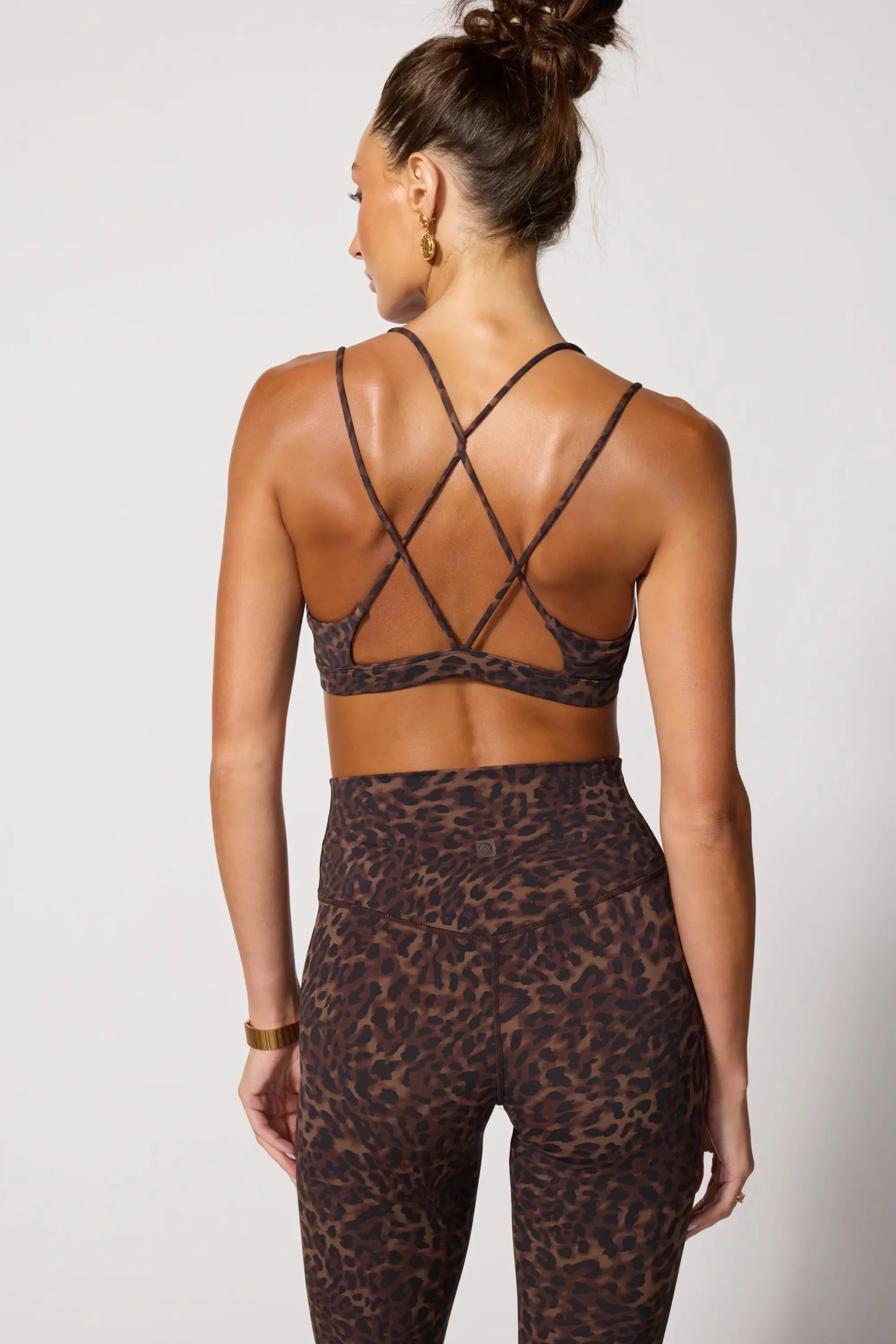 Printed Strappy Bra - Caribou Leopard sold by MPG product image thumbnail 2
