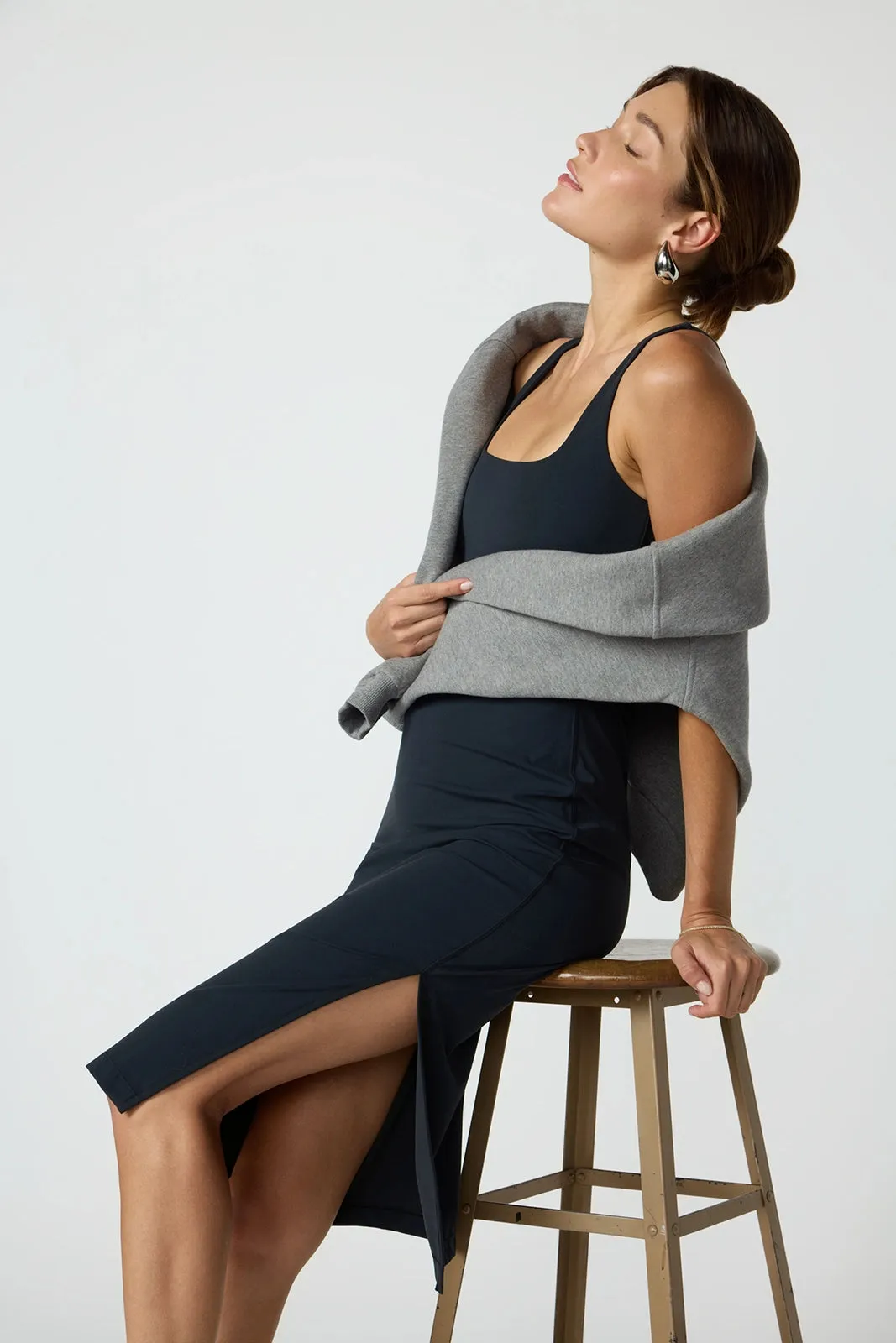 Cloud Dress with Slit & Support - Black sold by MPG product image thumbnail 4