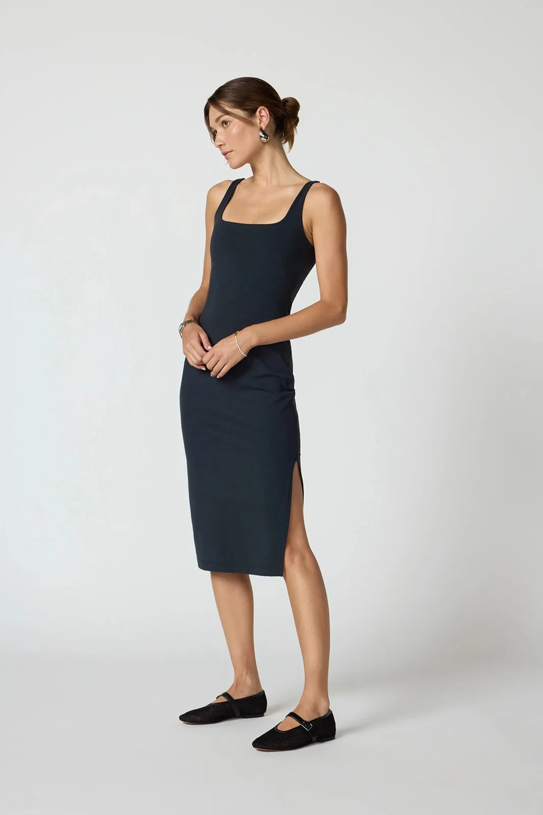 Cloud Dress with Slit & Support - Black sold by MPG