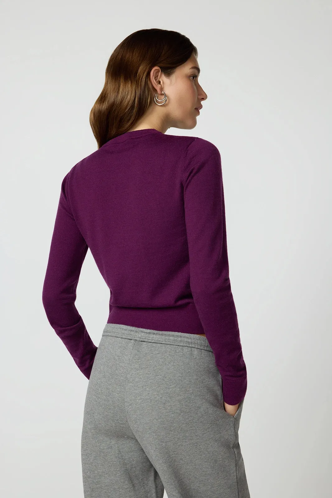 Merino Crew Neck - Pickled Beet sold by MPG product image thumbnail 2