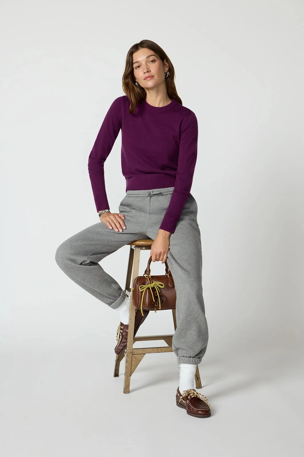 Merino Crew Neck - Pickled Beet sold by MPG product image thumbnail 3