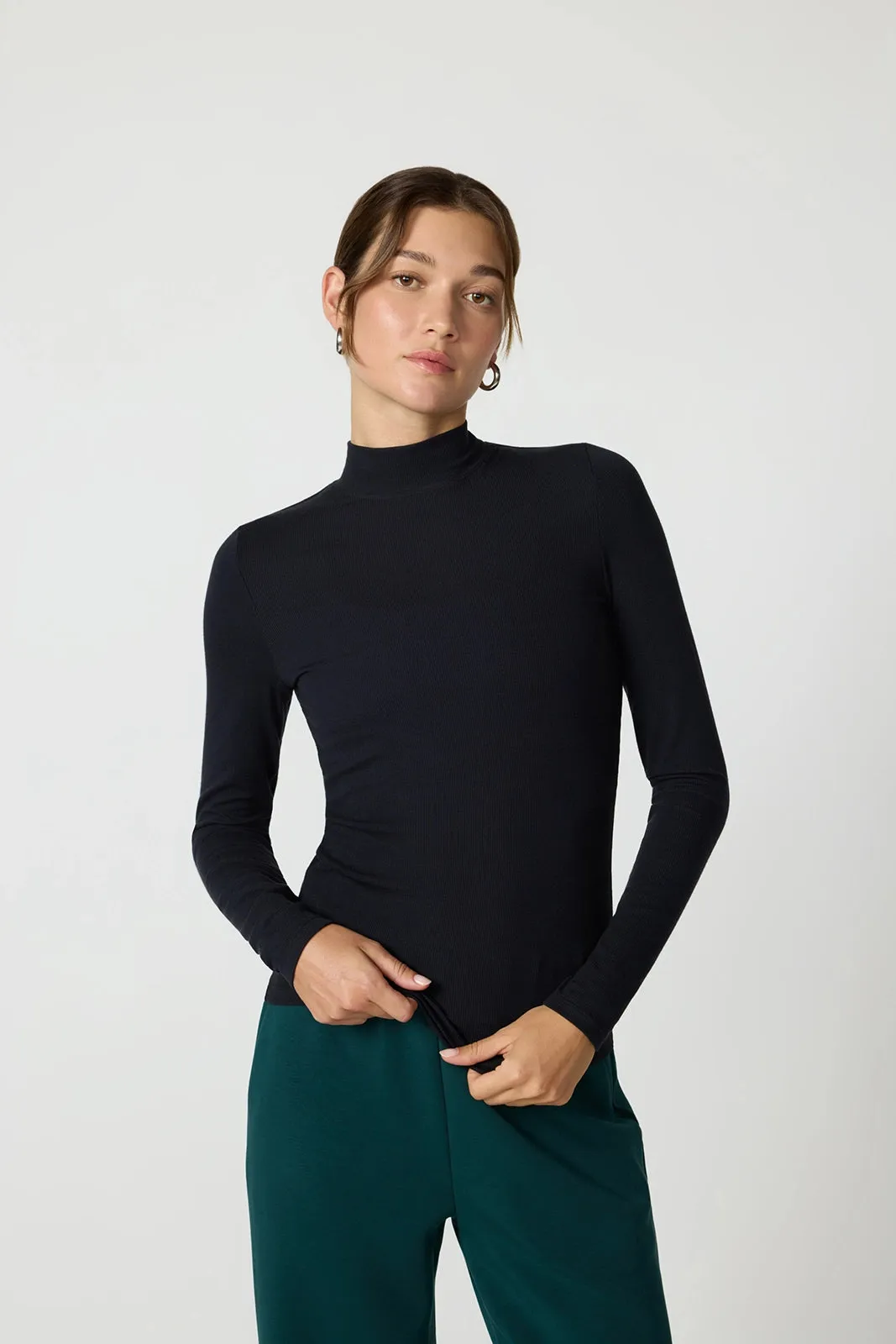 '90s Mock Neck - Black sold by MPG product image thumbnail 2