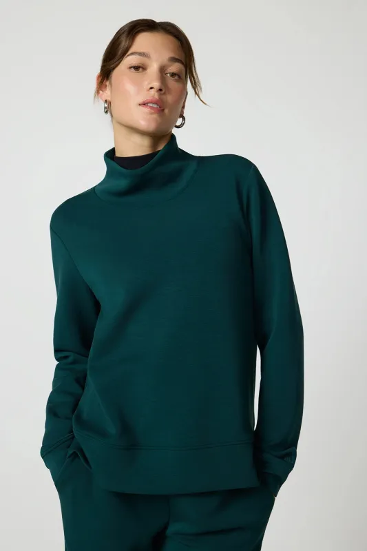 Dreamweave™ Mock Neck Sweatshirt - Ponderosa Pine sold by MPG