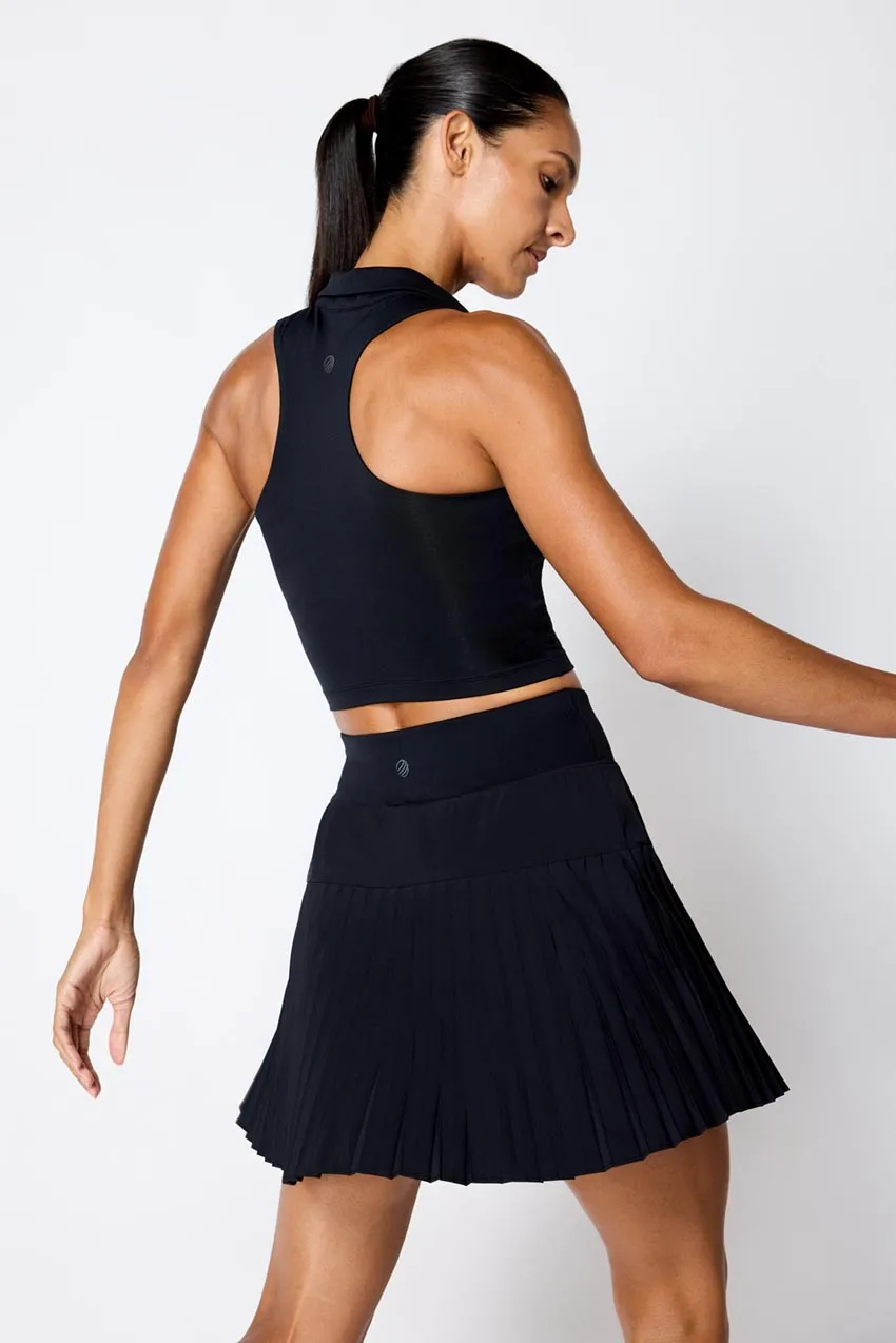 Vital Polo Collar Longline Bra - Black sold by MPG product image thumbnail 3
