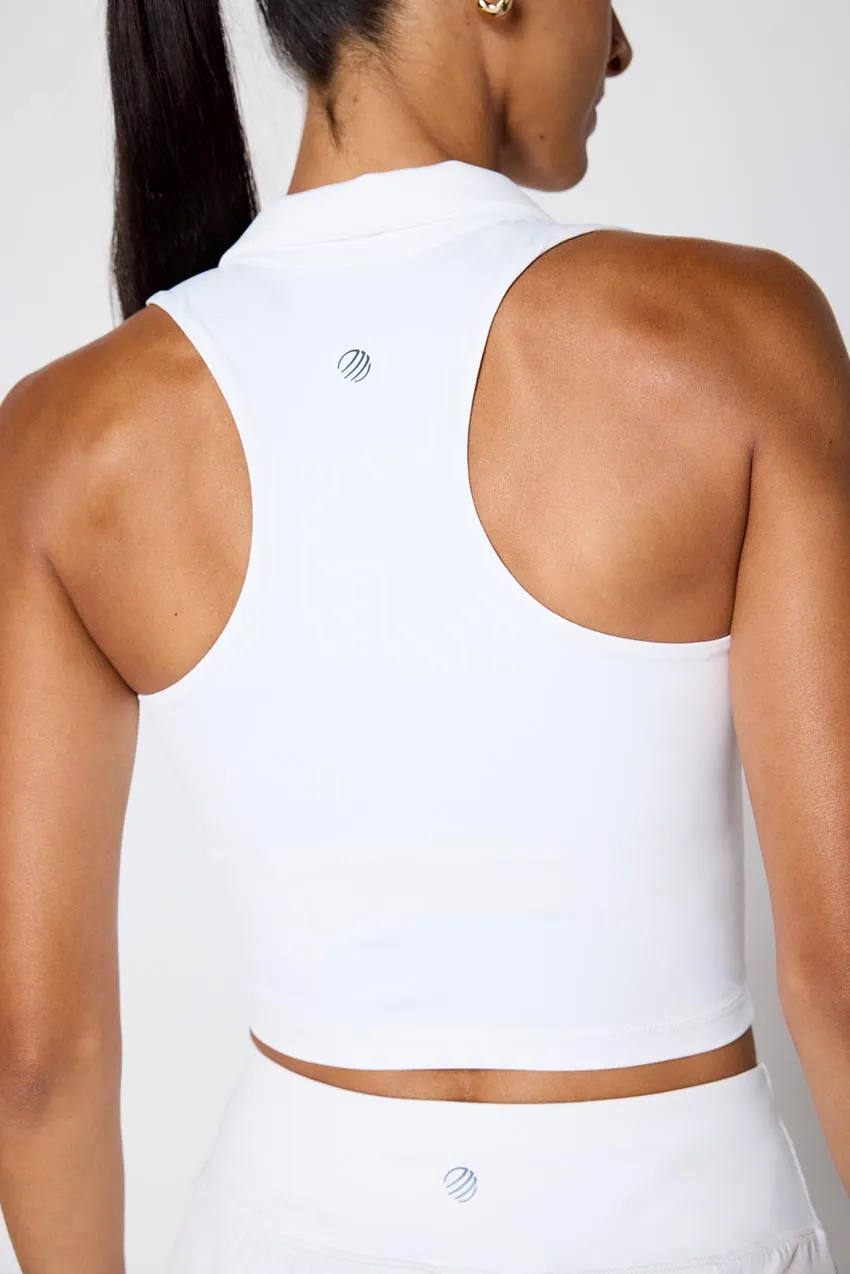 Vital Polo Collar Longline Bra - Brilliant White sold by MPG product image thumbnail 5