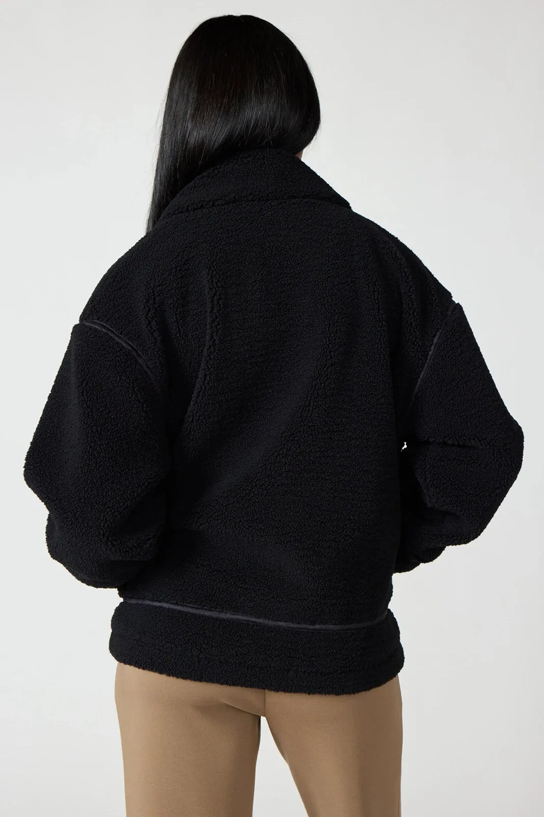 Sherpa Biker Jacket - Black sold by MPG product image thumbnail 3