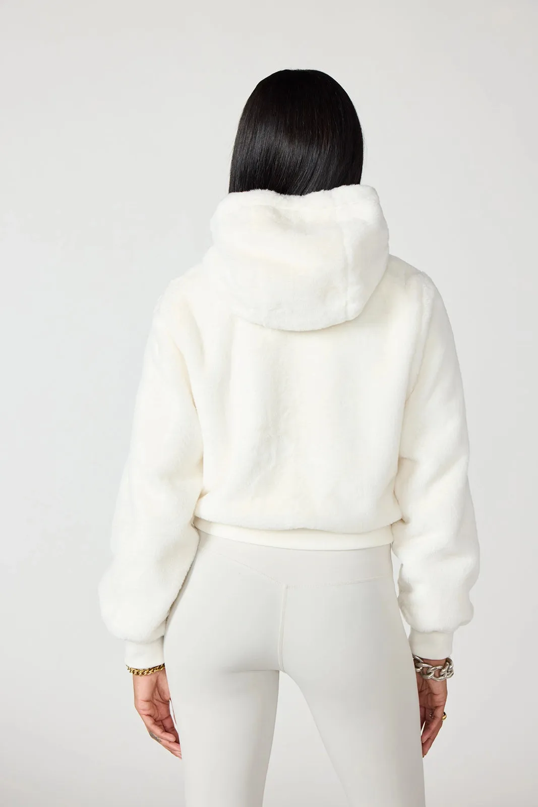 Plush Bomber Jacket - Vanilla sold by MPG product image thumbnail 5