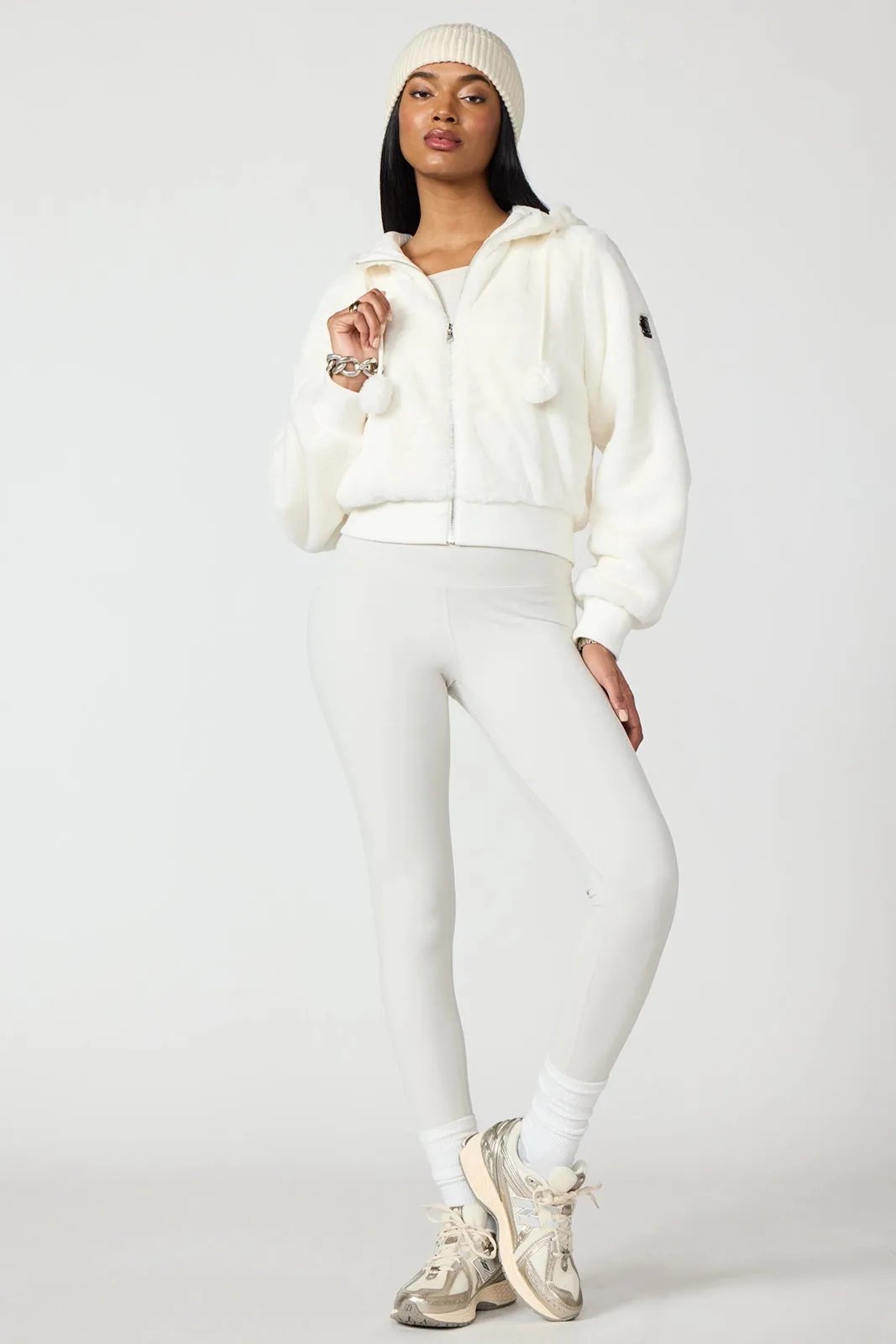 Plush Bomber Jacket - Vanilla sold by MPG product image thumbnail 4