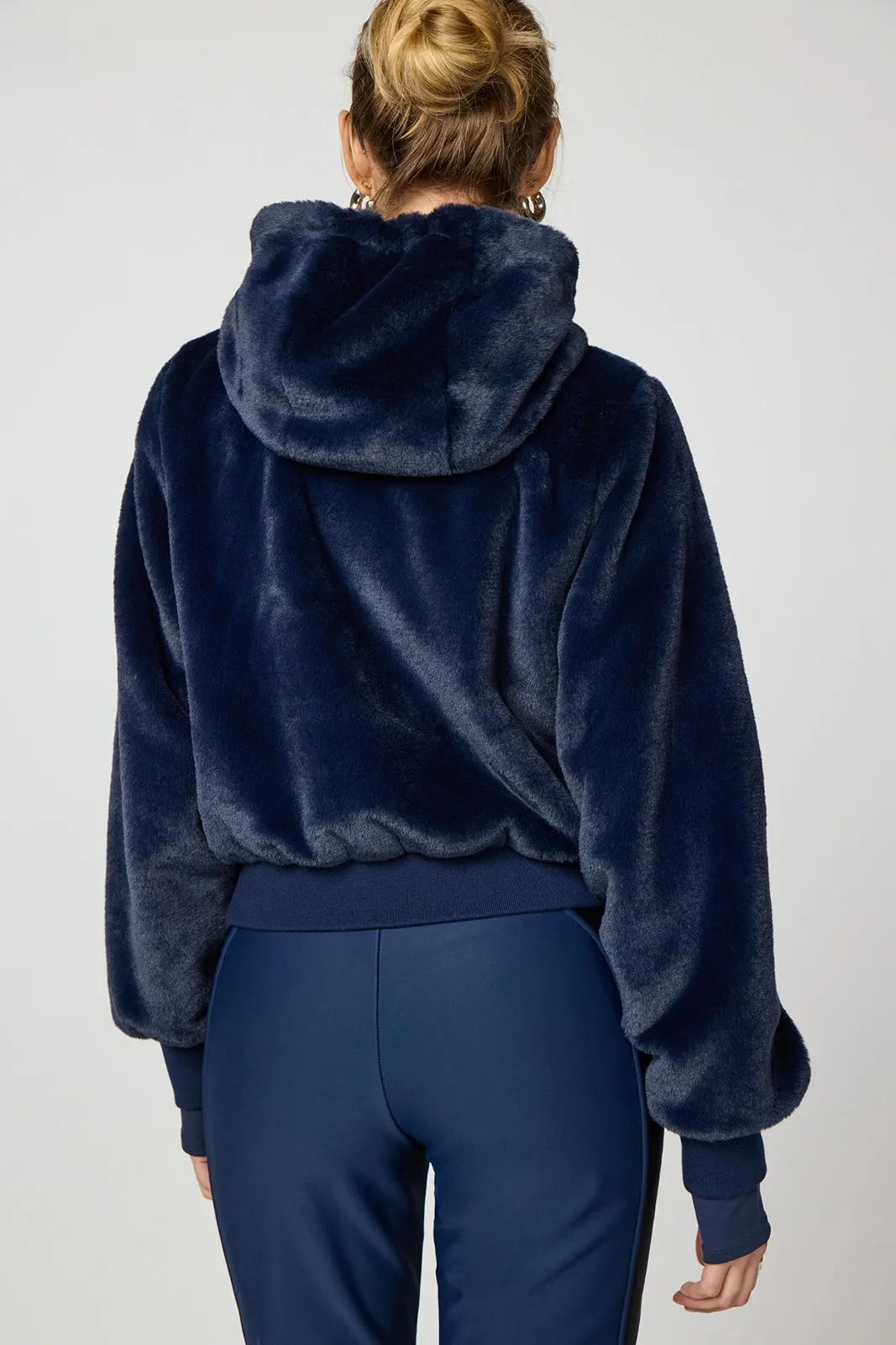 Plush Bomber Jacket - Navy Blazer sold by MPG product image thumbnail 2