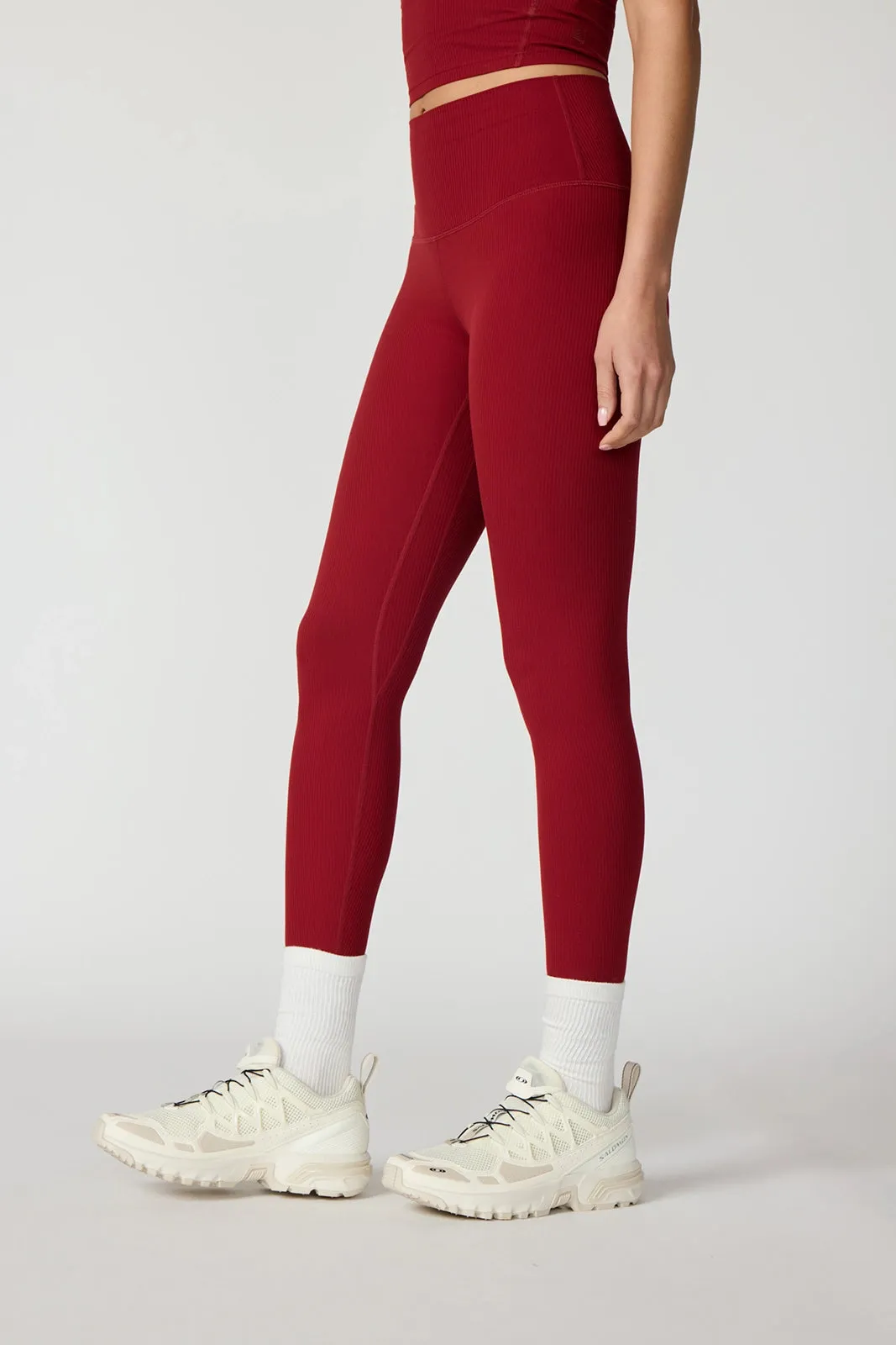 Ribbed Legging - Merlot sold by MPG product image thumbnail 4