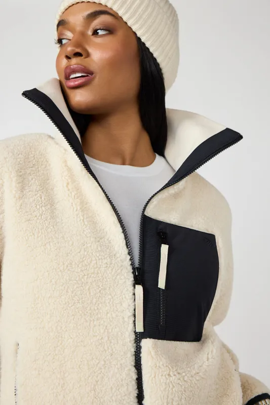 Berber Colour Block Jacket - Birch sold by MPG