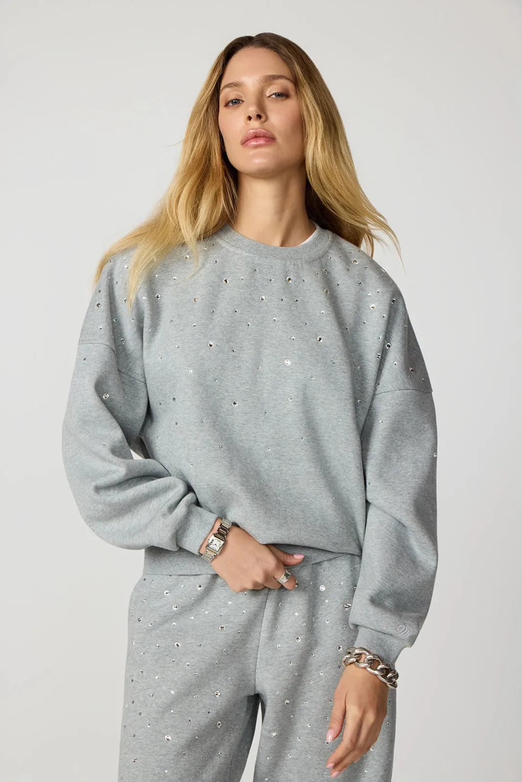 Luxefleece Boyfriend Sweatshirt - Diamond Decadence sold by MPG product image thumbnail 4
