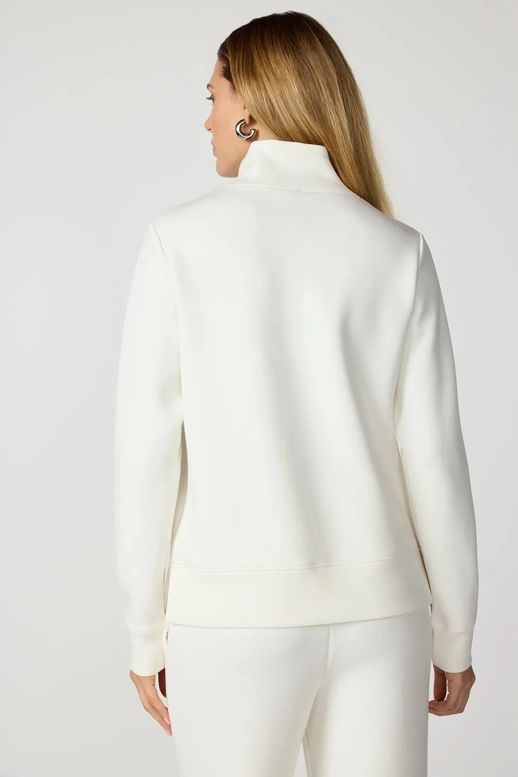 Dreamweave™ Mock Neck Sweatshirt - Vanilla sold by MPG product image thumbnail 3