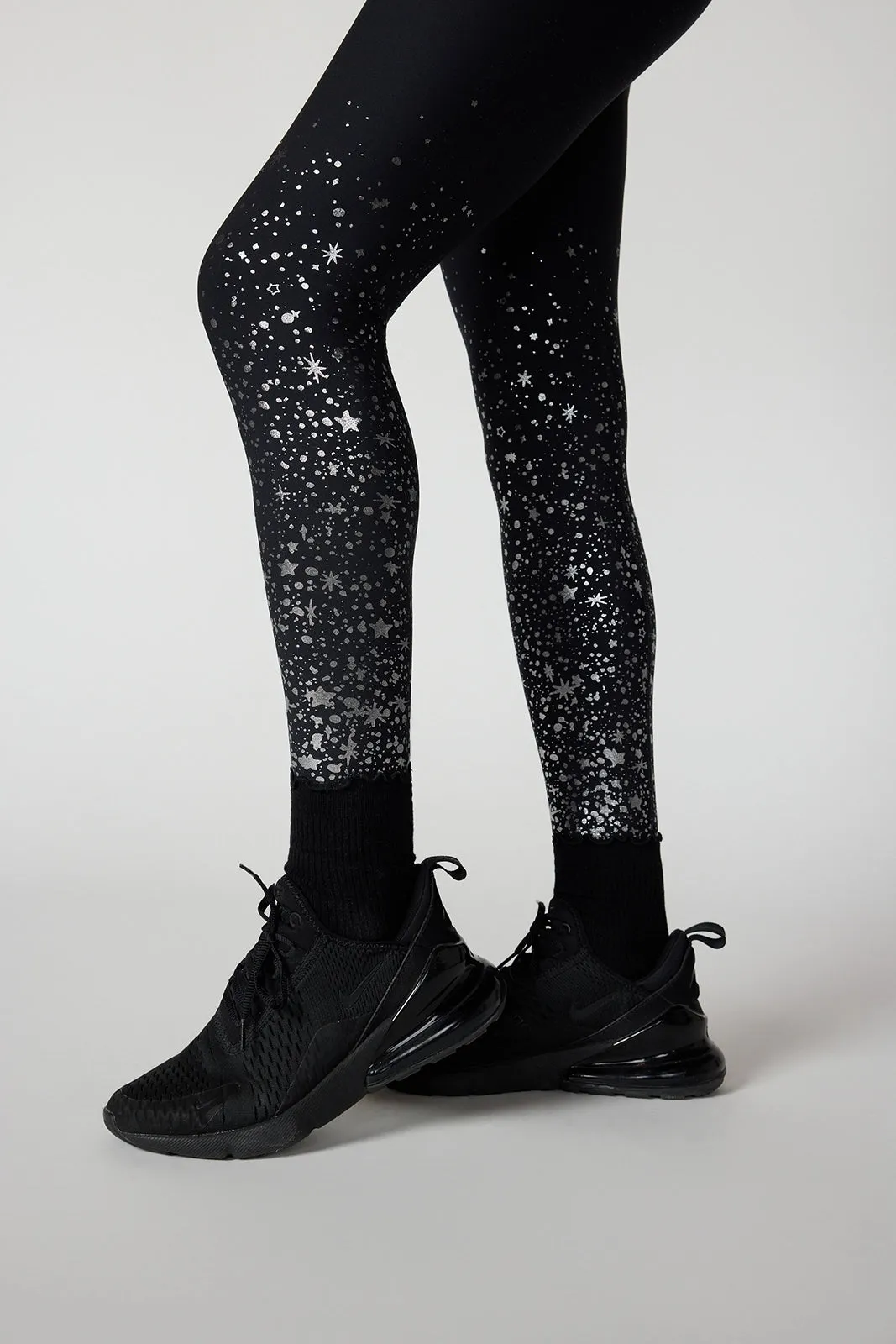 Star Foil Print Legging - Black sold by MPG product image thumbnail 4