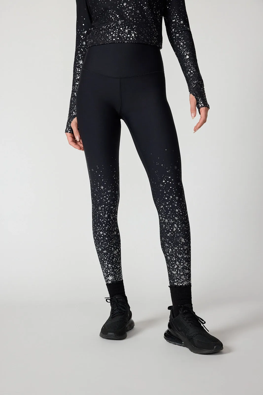 Star Foil Print Legging - Black sold by MPG product image thumbnail 3