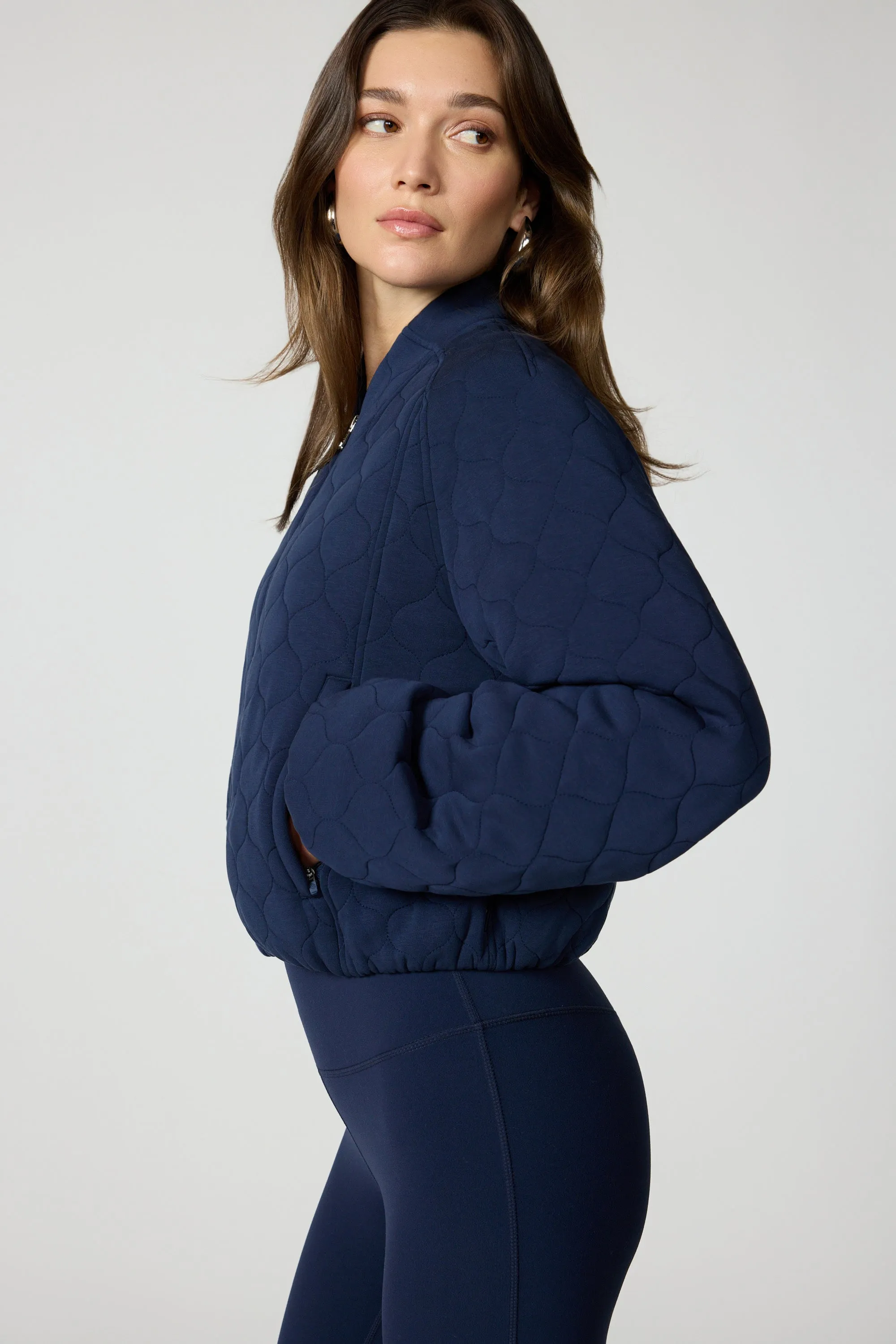 Dreamweave™ Quilted Jacket - Navy Blazer sold by MPG product image thumbnail 4