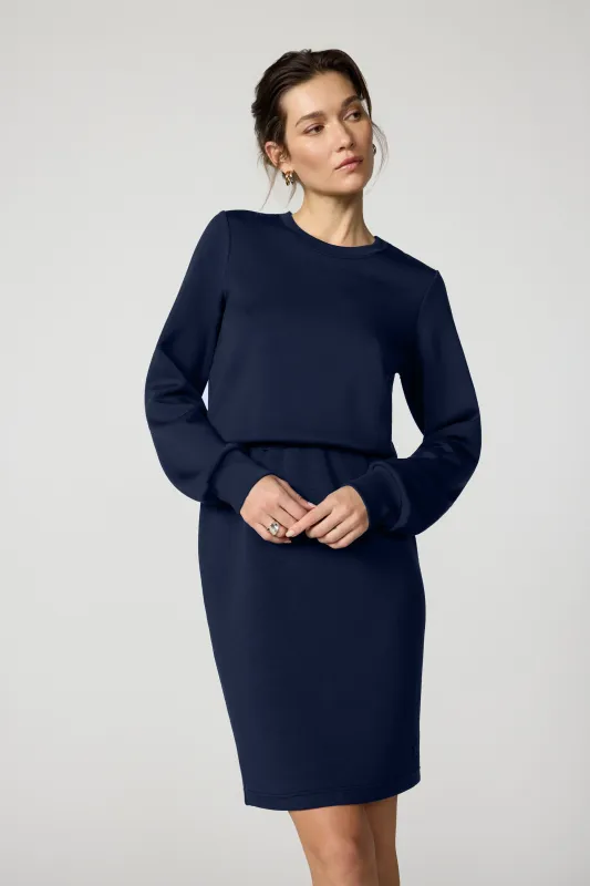 Dreamweave™ Long Sleeve Dress - Navy Blazer sold by MPG