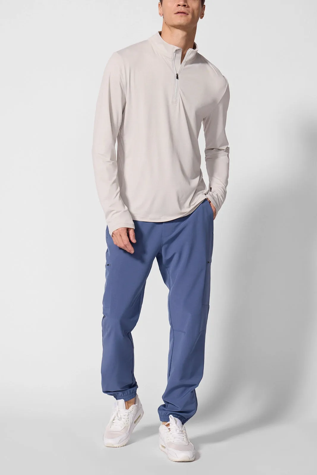 Succeed Long Sleeve Quarter Zip - Vapor Melange sold by MPG product image thumbnail 2