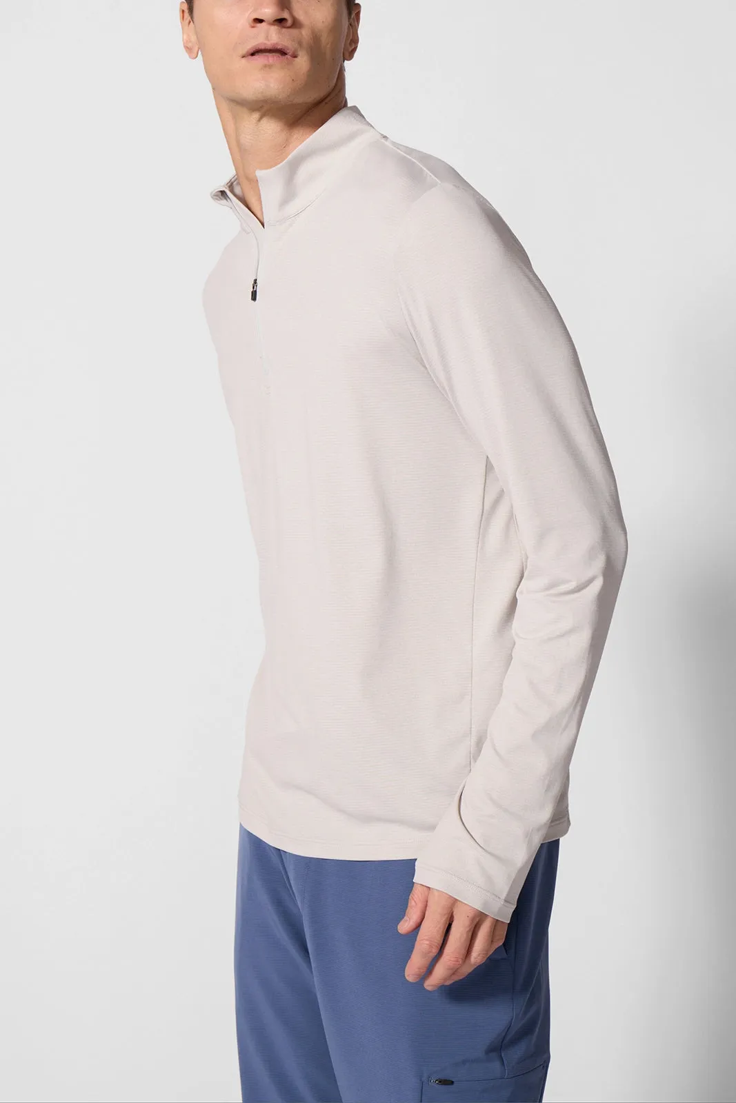 Succeed Long Sleeve Quarter Zip - Vapor Melange sold by MPG product image thumbnail 4