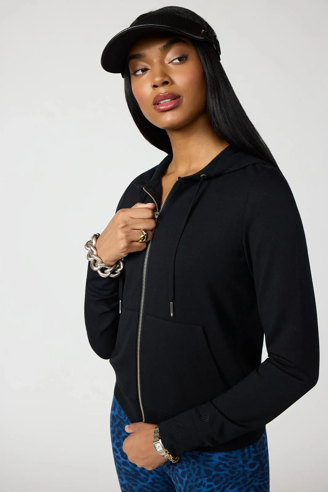 Cozy Fleece Full Zip Hoodie - Black sold by MPG product image thumbnail 5