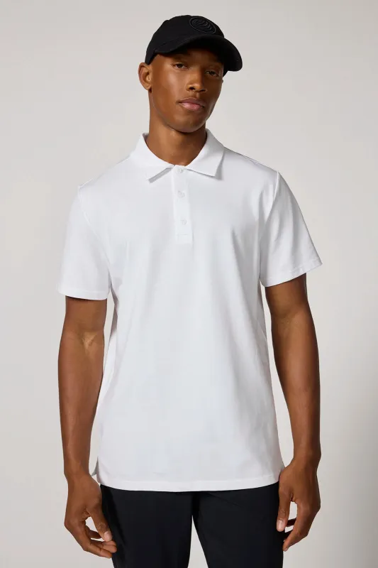 Revive Short Sleeve Polo - Brilliant White sold by MPG